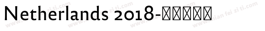 Netherlands 2018字体转换